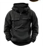 Men's Zip-up Hoodies Sweatshirt With Drawstring And Pocket Design Fashion Casual Sports Sweatshirt - Image 9