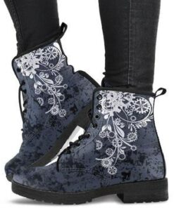 Large Size Printing Autumn Ladies High-top Martin Boots