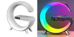 New Intelligent G Shaped LED Lamp Bluetooth Speake Wireless Charger Atmosphere Lamp App Control For Bedroom Home Decor - Image 10
