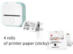 Portable Mini Thermal Label Printer Home Photo Printer Student Wrong Question Printer Bluetooth-compatible Mini Label Printer Price Tag - Image 7
