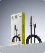 Fast Charging Foldable Bracket Data Cable 2-in-1 Data Wire Foldable Phone Tablet Stand Type-C To Type-C USB-A To Type-C - Image 3