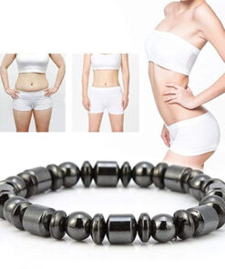 Weight Loss Magnet Bracelets For Women Men Pentagram Stone Magnetic Therapy Bracelets Pain Relief Slimming Health Jewelry