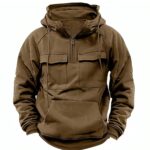 Men's Zip-up Hoodies Sweatshirt With Drawstring And Pocket Design Fashion Casual Sports Sweatshirt - Image 2