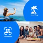 Vlog Selfie Monitor Screen Magnetic Rear Camera Phone Monitor Wireless Selfie Monitor Screen With 33FT Remote For Vlog Live Stream Compatible With IOS Android - Image 7