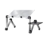 Laptop Table Stand With Adjustable Folding Ergonomic Design Stand Notebook Desk For Ultrabook Netbook Or Tablet With Mouse Pad - Image 4