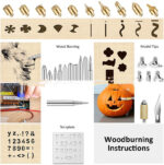 Diy 99Pcs Wood Burning Kit Heat Transfer Gourd Engraving Tool With Switch Thermostat Soldering Iron Pen Kit - Image 2