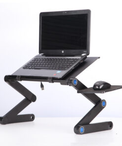 Laptop Table Stand With Adjustable Folding Ergonomic Design Stand Notebook Desk For Ultrabook Netbook Or Tablet With Mouse Pad