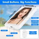 Vlog Selfie Monitor Screen Magnetic Rear Camera Phone Monitor Wireless Selfie Monitor Screen With 33FT Remote For Vlog Live Stream Compatible With IOS Android - Image 8