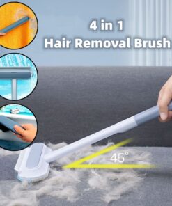 4 In 1 Multifunctional Hair Removal Brush Pet Dog Cat Hair Cleaner Brush Cat Hair Remover Window Screen Cleaning Tool Gadgets
