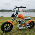 Kids Motorcycle 12Inch Electric Bike Small Size Chopper Bike For Kids, 24V Ride On Toy For Kids With LED Lights, Motorcycle Sound, 10mph & 150lb Max - Image 6