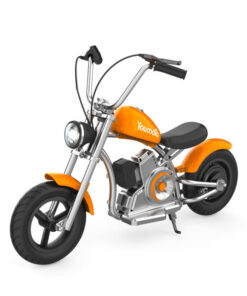 Kids Motorcycle 12Inch Electric Bike Small Size Chopper Bike For Kids, 24V Ride On Toy For Kids With LED Lights, Motorcycle Sound, 10mph & 150lb Max
