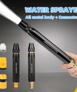 Portable High Pressure Washing Water Gun Car Wash Nozzle Adjustable Nipple Type Direct Spray Home Garden Shower Watering Hose
